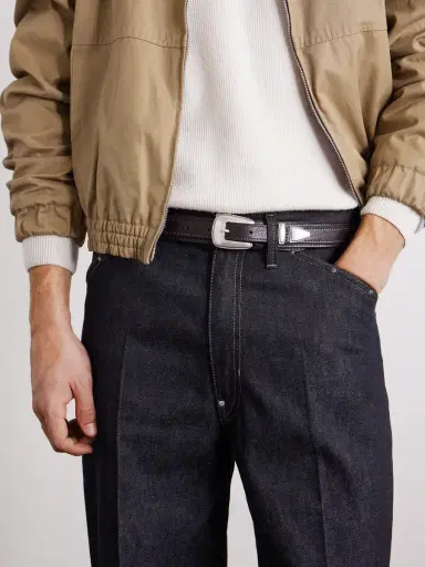 Lemaire 3cm Full-Grain Leather Belt - Men | Thumbnail 3