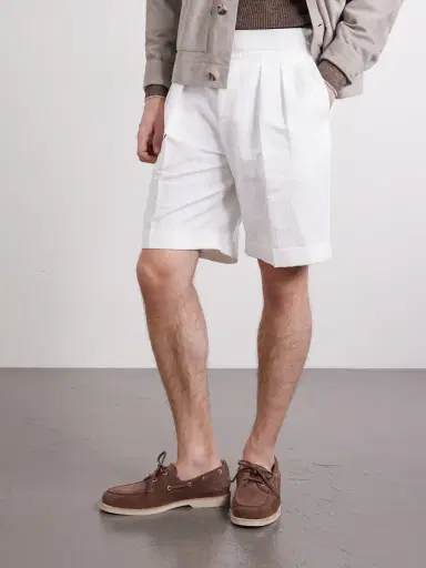 Brunello Cucinelli Suede Boat Shoes - Men | Thumbnail 2 Brunello Cucinelli Suede Boat Shoes - Men | Thumbnail 2