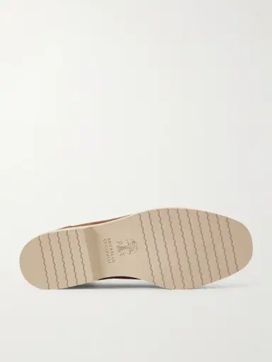 Brunello Cucinelli Suede Boat Shoes - Men | Thumbnail 3 Brunello Cucinelli Suede Boat Shoes - Men | Thumbnail 3