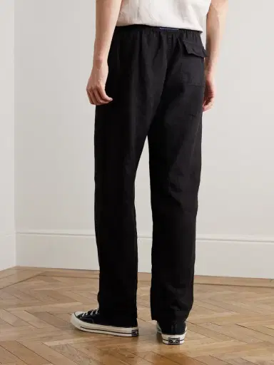 Vilebrequin Pacha Straight-Leg Linen Drawstring Trousers - Men | Thumbnail 4
