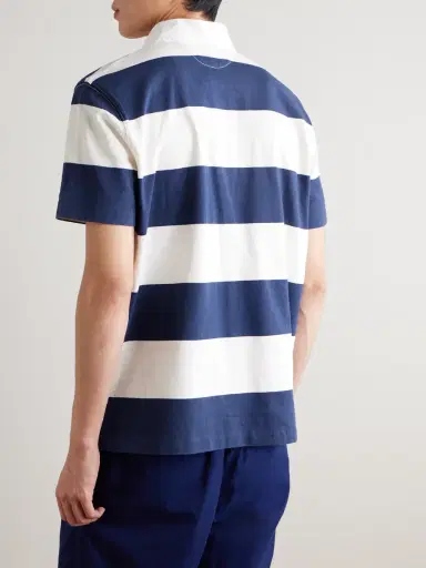Polo Ralph Lauren Striped Cotton-Jersey Polo Shirt - Men | Thumbnail 3 Polo Ralph Lauren Striped Cotton-Jersey Polo Shirt - Men | Thumbnail 3