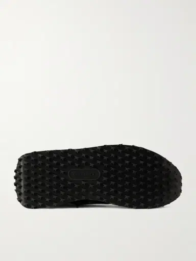 Golden Goose Marathon Suede and Leather-Trimmed Satin Sneakers - Men | Thumbnail 2 Golden Goose Marathon Suede and Leather-Trimmed Satin Sneakers - Men | Thumbnail 2