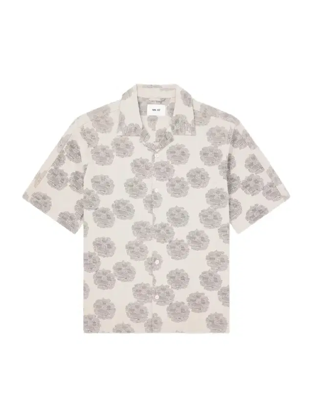 Ole 5396 Camp-Collar Printed Linen and Cotton-Blend Shirt - Men