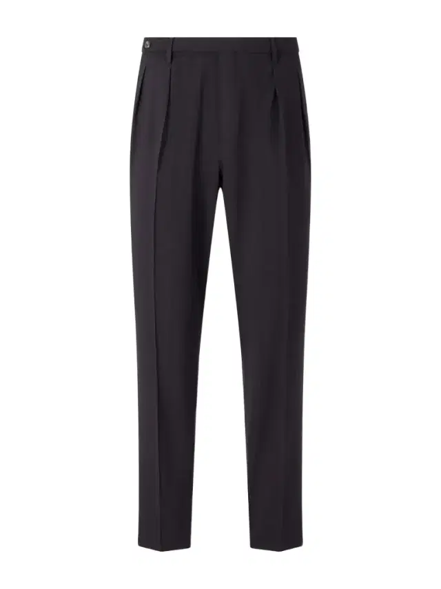 Straight-Leg Pleated Virgin Wool Trousers - Men