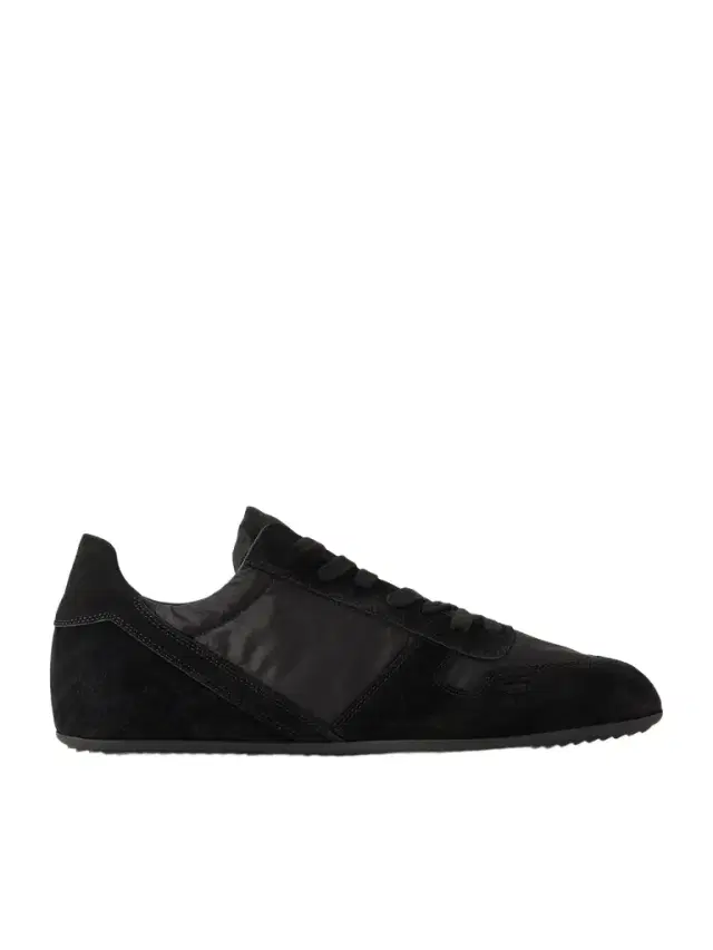 Rick Owens Minimal Suede and Nylon Sneakers - Men