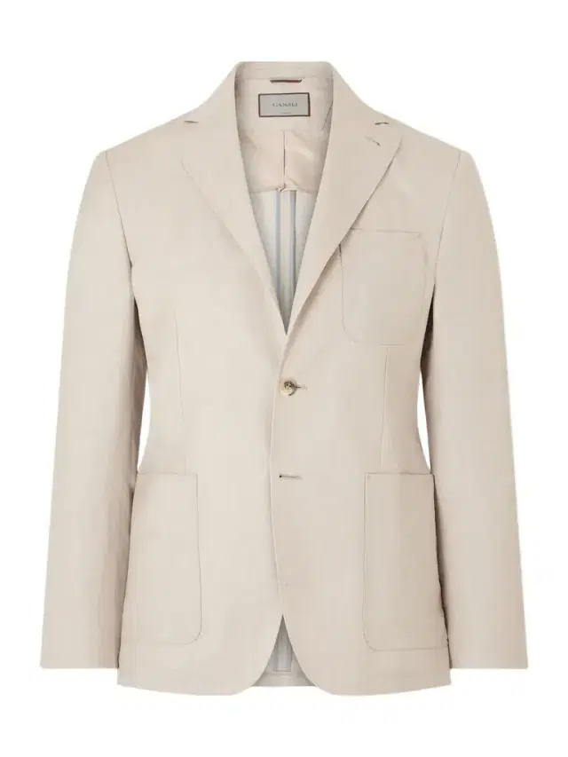 Canali Wool and Linen-Blend Blazer - Men