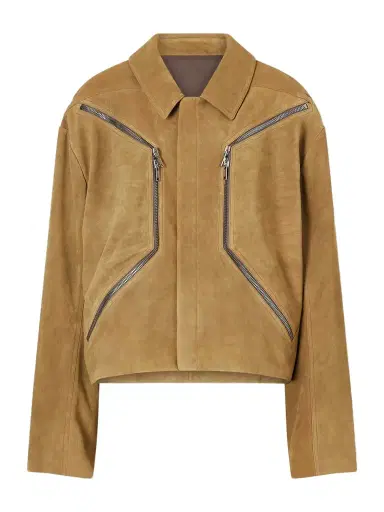 Rick Owens Blixa Mac Suede Jacket | Thumbnail 1