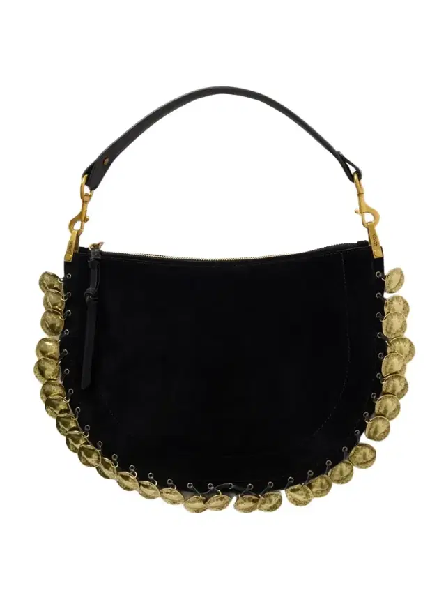 Oskan Soft Embellished Leather-trimmed Suede Tote