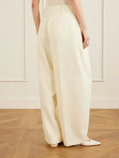 Jacquemus D'homme Pleated Wool Tapered Pants | Thumbnail 4
