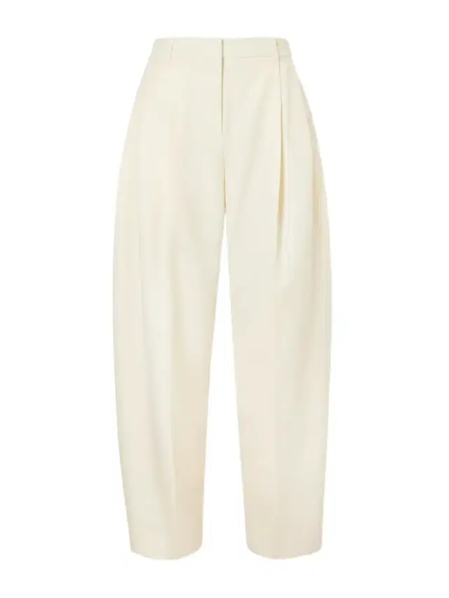 D'homme Pleated Wool Tapered Pants