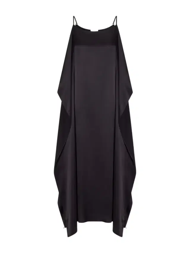 Kylo Draped Silk-satin Midi Dress