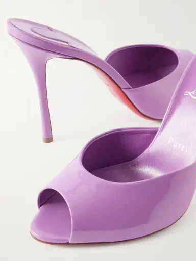 Christian Louboutin Me Dolly 100 Patent Leather Mules | Thumbnail 5 Christian Louboutin Me Dolly 100 Patent Leather Mules | Thumbnail 5