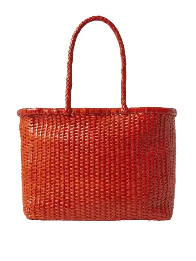 B Weave Big Woven Leather Tote