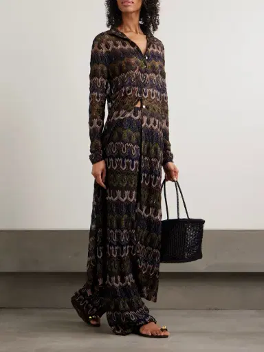 Missoni Metallic Crochet-knit Pants | Thumbnail 2 Missoni Metallic Crochet-knit Pants | Thumbnail 2