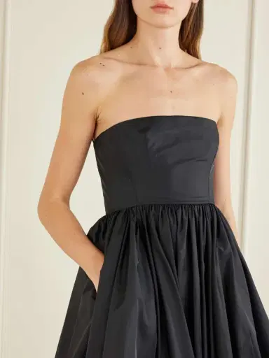 Alaïa Pleated Taffeta Bustier Mini Dress | Thumbnail 6 Alaïa Pleated Taffeta Bustier Mini Dress | Thumbnail 6