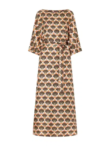 La DoubleJ Muumuu Silk-twill Midi Dress | Thumbnail 1 La DoubleJ Muumuu Silk-twill Midi Dress | Thumbnail 1