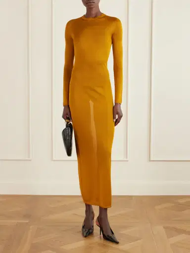 Saint Laurent Knitted Maxi Dress | Thumbnail 3 Saint Laurent Knitted Maxi Dress | Thumbnail 3