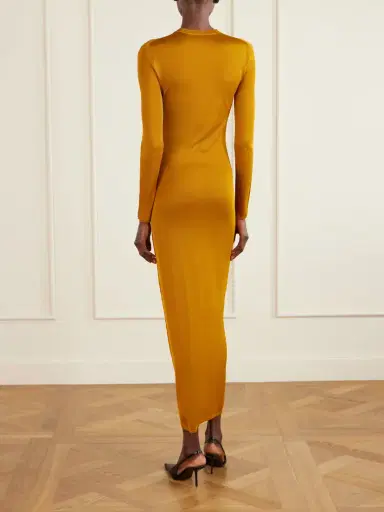 Saint Laurent Knitted Maxi Dress | Thumbnail 4 Saint Laurent Knitted Maxi Dress | Thumbnail 4
