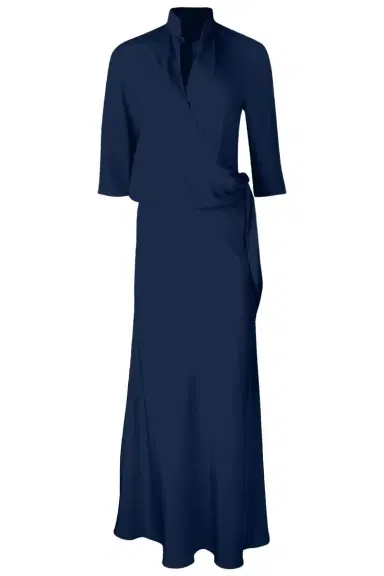 PETER COHEN Blouse Maxi Dress - Navy | Thumbnail 1