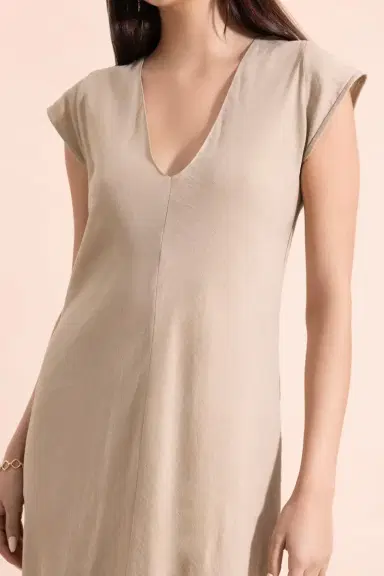 PETER COHEN Doves Maxi Dress - Sand | Thumbnail 3