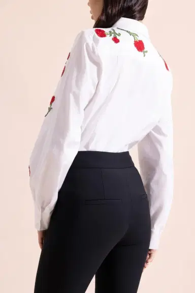 Carolina Herrera Isabela Embroidered Top | Thumbnail 4 Carolina Herrera Isabela Embroidered Top | Thumbnail 4
