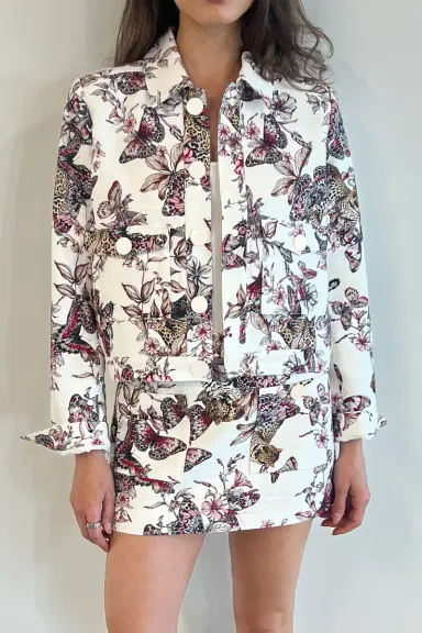 L'Agence Nyx Crop Jacket | Thumbnail 2 L'Agence Nyx Crop Jacket | Thumbnail 2