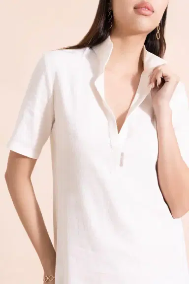 PETER COHEN Paola Midi Dress - Salt | Thumbnail 3 PETER COHEN Paola Midi Dress - Salt | Thumbnail 3