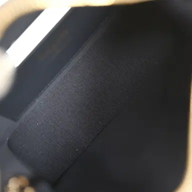 Chanel Chanel Mini Hobo Pouch with Chain Dark Blue Denim and Leather Light Gold Hardware | Thumbnail 9