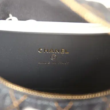 Chanel Chanel Mini Hobo Pouch with Chain Dark Blue Denim and Leather Light Gold Hardware | Thumbnail 10