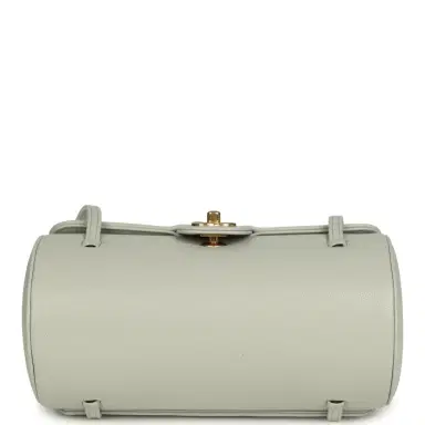 Chanel Chanel Preppy Coco Bowling Bag Light Green Shiny Caviar Brushed Gold Hardware | Thumbnail 7 Chanel Chanel Preppy Coco Bowling Bag Light Green Shiny Caviar Brushed Gold Hardware | Thumbnail 7