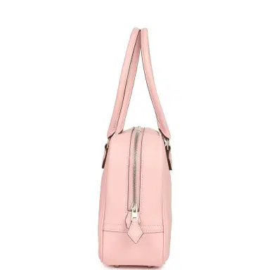 HERMÈS Hermes Mini Plume 21 Bag Rose Sakura Swift Palladium Hardware | Thumbnail 3