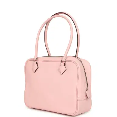 HERMÈS Hermes Mini Plume 21 Bag Rose Sakura Swift Palladium Hardware | Thumbnail 5