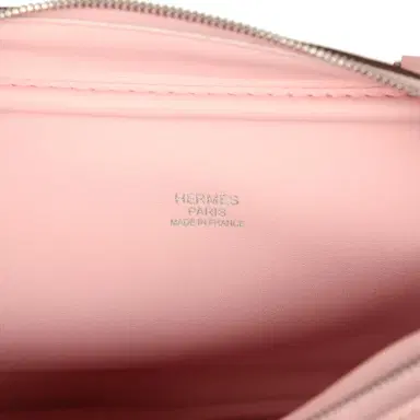 HERMÈS Hermes Mini Plume 21 Bag Rose Sakura Swift Palladium Hardware | Thumbnail 9