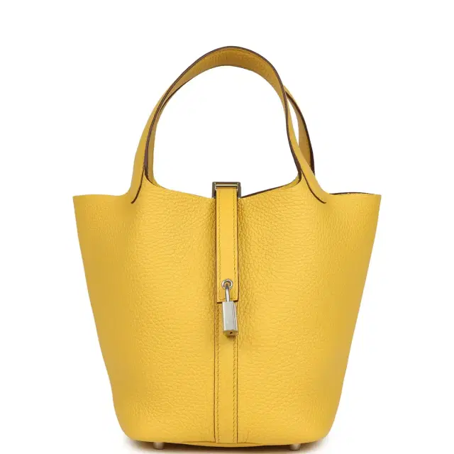 HERMÈS Hermes Picotin Lock 18 Sun Clemence Palladium Hardware
