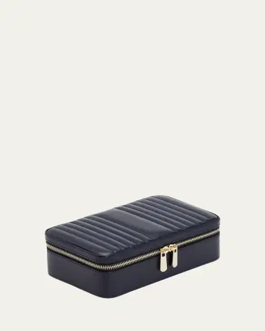 Wolf Maria Rectangle Quilted Zip Jewelry Case | Thumbnail 3