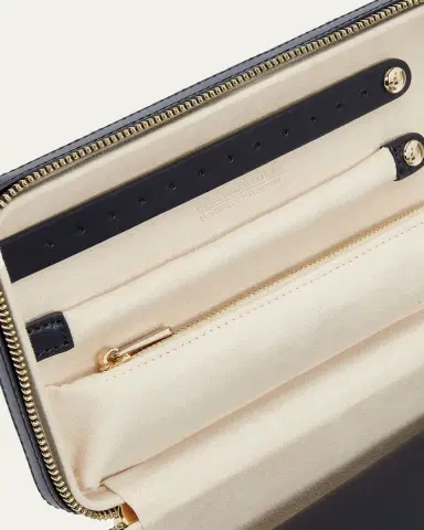 Wolf Maria Rectangle Quilted Zip Jewelry Case | Thumbnail 5
