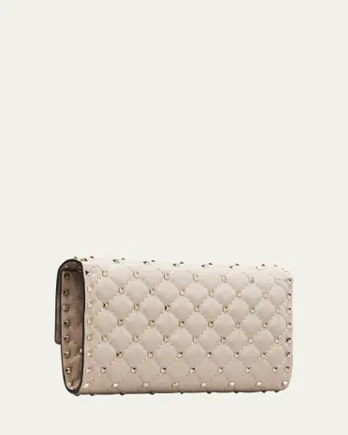 Valentino Garavani Quilted Rockstud Spike Chain Shoulder Bag | Thumbnail 3 Valentino Garavani Quilted Rockstud Spike Chain Shoulder Bag | Thumbnail 3