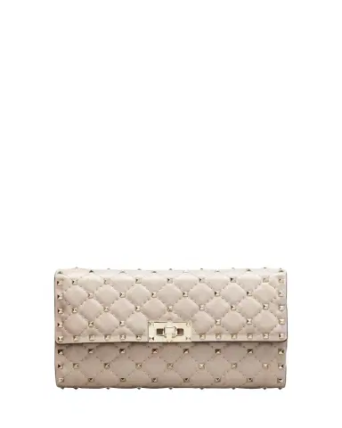Valentino Garavani Quilted Rockstud Spike Chain Shoulder Bag | Thumbnail 1 Valentino Garavani Quilted Rockstud Spike Chain Shoulder Bag | Thumbnail 1