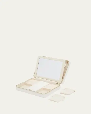 Wolf Maria Large Quilted Zip Jewelry Case | Thumbnail 4 Wolf Maria Large Quilted Zip Jewelry Case | Thumbnail 4
