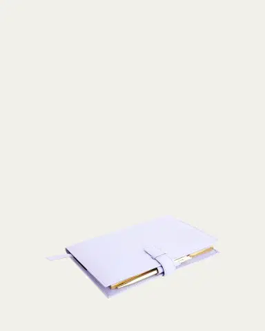 ROYCE New York Monogrammed Leather Executive Journal with Rollerball Pen, Personalized | Thumbnail 3