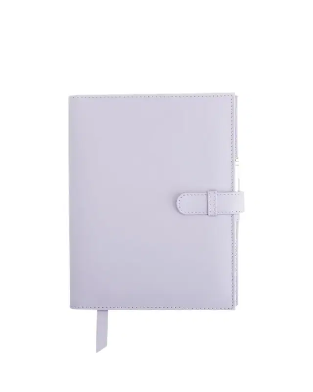 ROYCE New York Monogrammed Leather Executive Journal with Rollerball Pen, Personalized