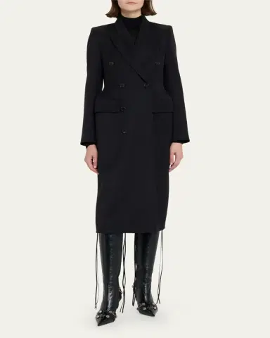 Balenciaga Cagole Lambskin Buckle Zip Knee Boots | Thumbnail 3