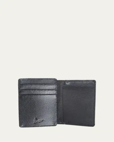 Royce New York Personalized Leather Money Clip Wallet | Thumbnail 3