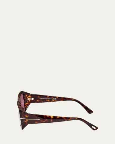 TOM FORD Tortoise Square Acetate Sunglasses | Thumbnail 3 TOM FORD Tortoise Square Acetate Sunglasses | Thumbnail 3