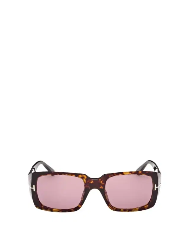 TOM FORD Tortoise Square Acetate Sunglasses