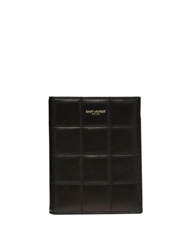 Passport Case in Quilted Smooth Leather