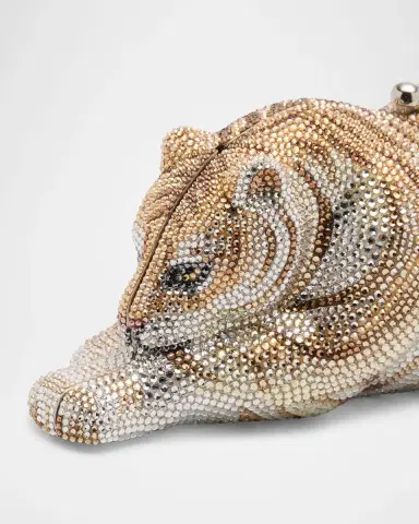 Judith Leiber Couture Wildcat Golden Cub Crystal Clutch Bag | Thumbnail 4 Judith Leiber Couture Wildcat Golden Cub Crystal Clutch Bag | Thumbnail 4