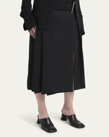 McQueen Leather Block-Heel Mules | Thumbnail 2