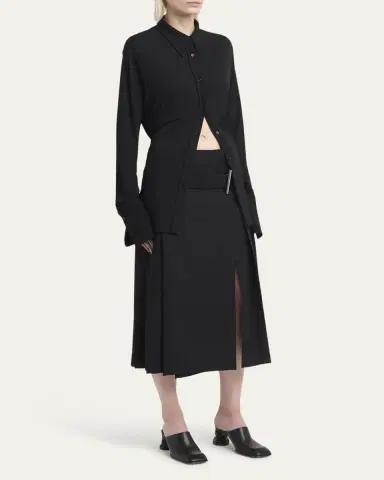 McQueen Leather Block-Heel Mules | Thumbnail 3