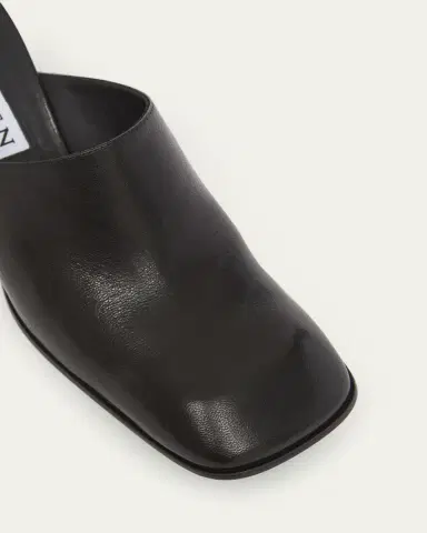 McQueen Leather Block-Heel Mules | Thumbnail 5